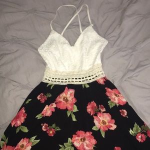 Floral Fit and Flare Dress